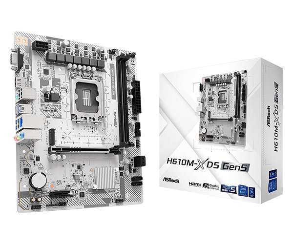 ASRock > H610M-X D5 Gen5